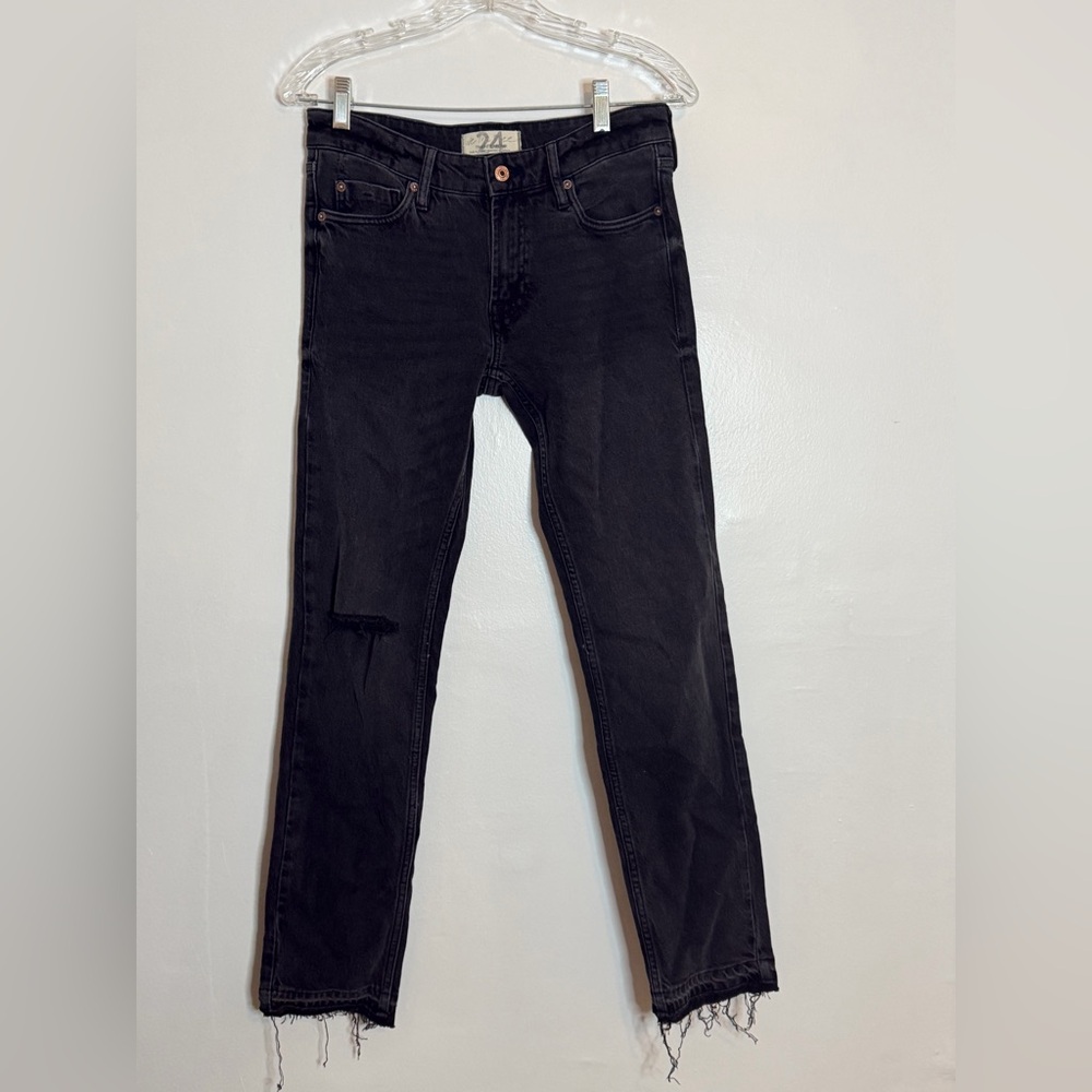 Free People Women’s size 24 Dark Ripped Jeans